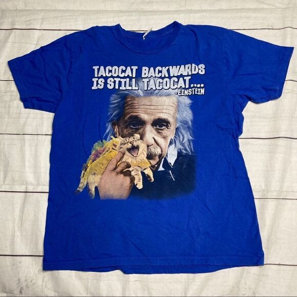 Tacocat Einstein graphic tee medium - Picture 1 of 5